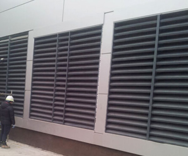 三星電子西安半導(dǎo)體工廠消音百葉項目